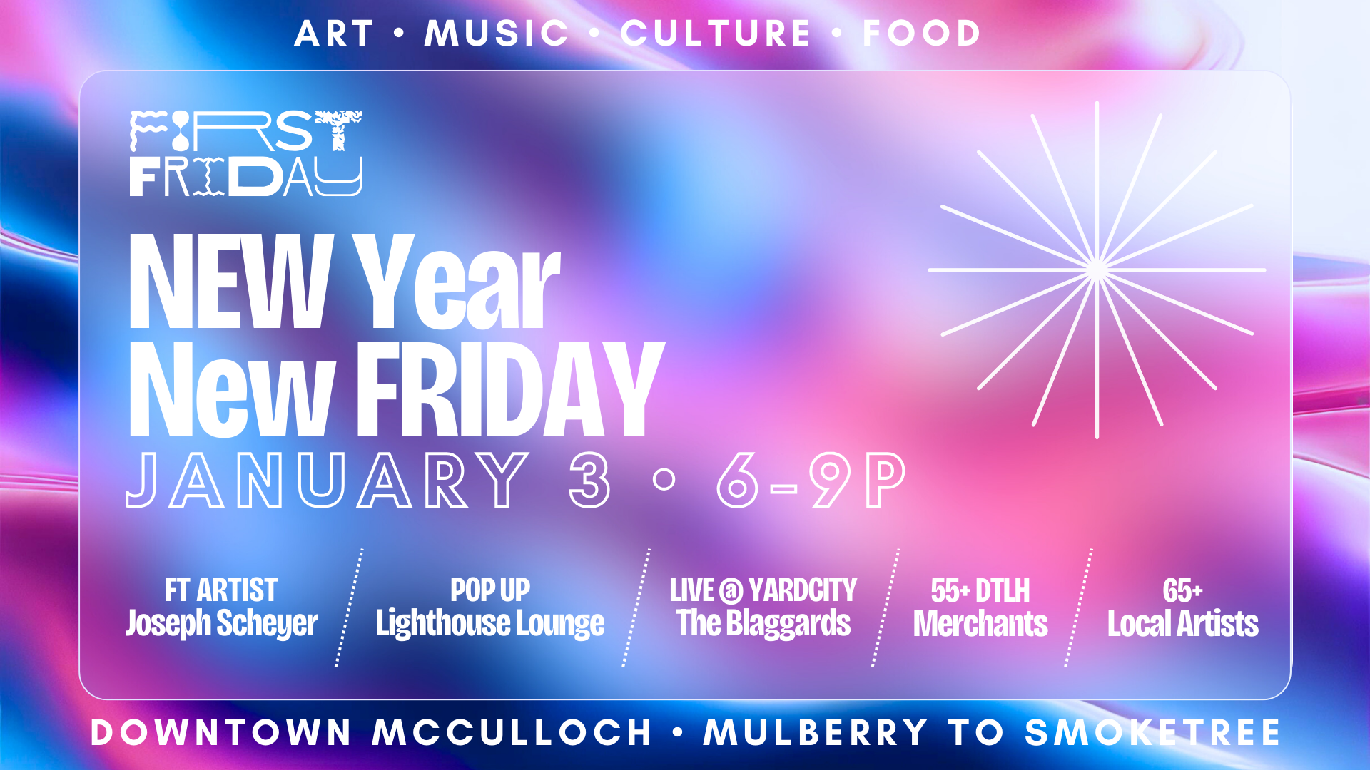 First Friday: New Year, New Friday